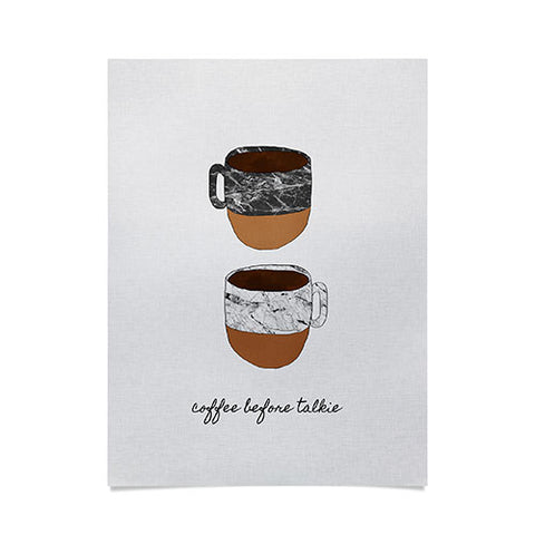 Orara Studio Coffee Before Talkie Poster