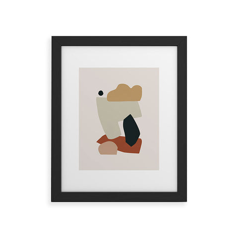 Orara Studio Collage Earth Framed Art Print