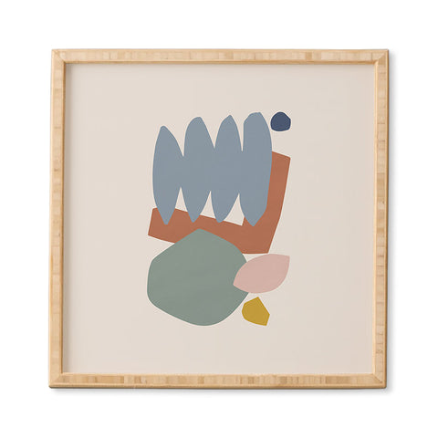 Orara Studio Collage Pastel Framed Wall Art