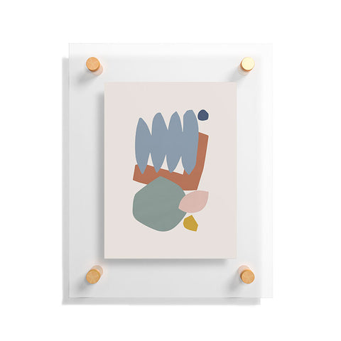 Orara Studio Collage Pastel Floating Acrylic Print