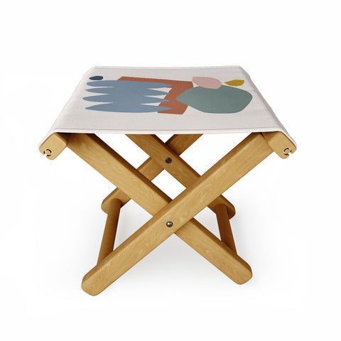 Orara Studio Collage Pastel Folding Stool