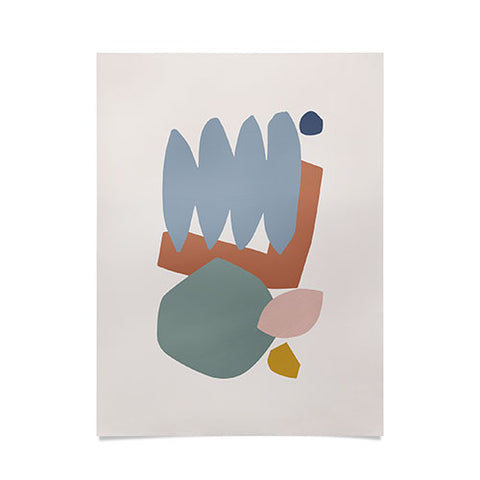 Orara Studio Collage Pastel Poster
