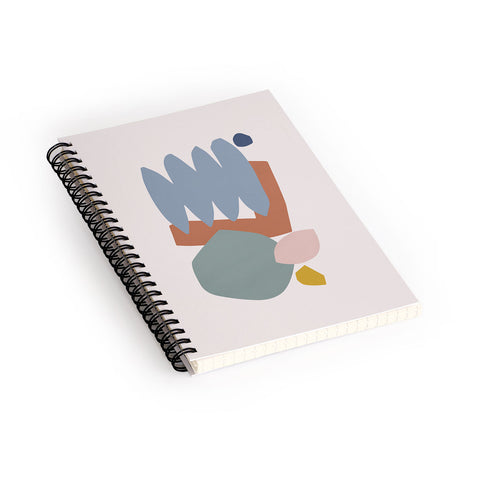 Orara Studio Collage Pastel Spiral Notebook