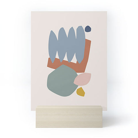 Orara Studio Collage Pastel Mini Art Print