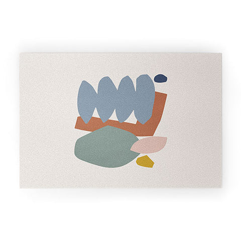 Orara Studio Collage Pastel Welcome Mat