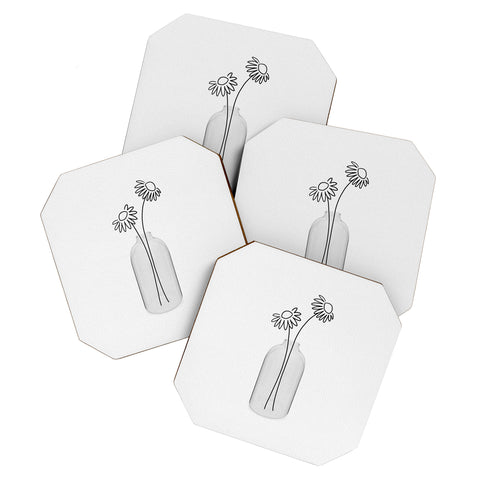 Orara Studio Daisy Still Life I Coaster Set