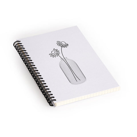 Orara Studio Daisy Still Life I Spiral Notebook