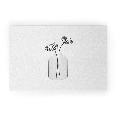 Orara Studio Daisy Still Life I Welcome Mat