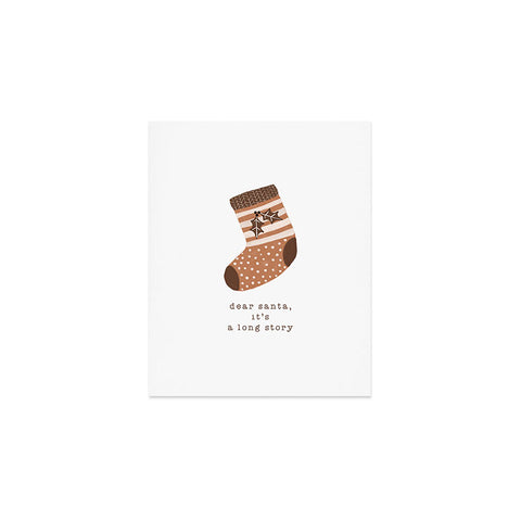 Orara Studio Dear Santa It Is A Long Story Art Print