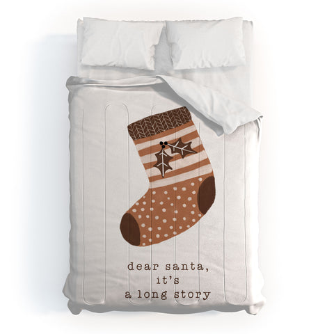 Orara Studio Dear Santa It Is A Long Story Comforter