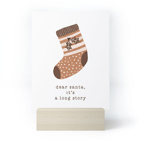 Orara Studio Dear Santa It Is A Long Story Mini Art Print