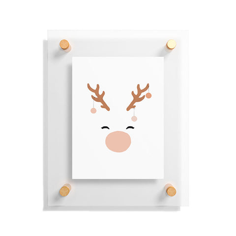 Orara Studio Deer and Baubles Floating Acrylic Print