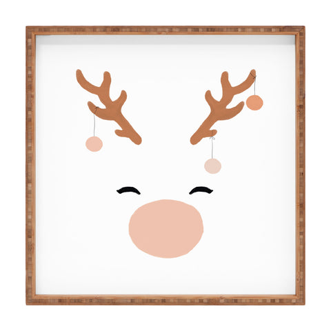 Orara Studio Deer and Baubles Square Tray