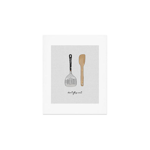 Orara Studio Do Not Flip Out Art Print