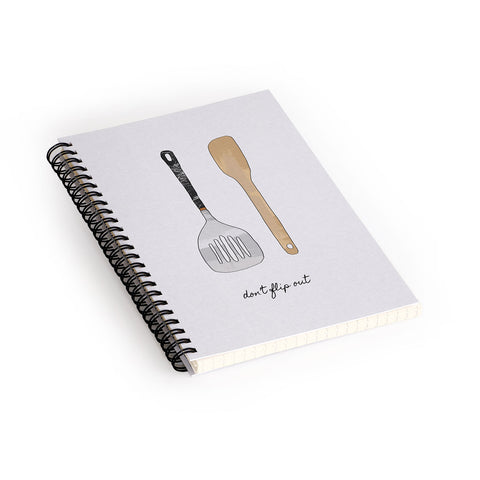 Orara Studio Do Not Flip Out Spiral Notebook