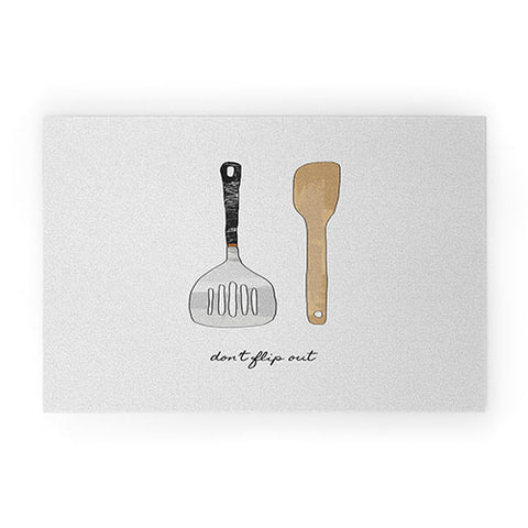 Orara Studio Do Not Flip Out Welcome Mat