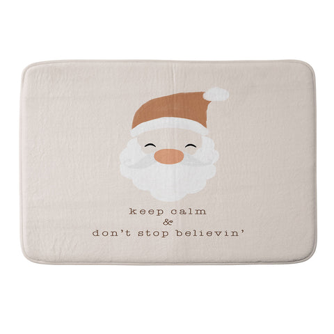 Orara Studio Do Not Stop Believing Memory Foam Bath Mat