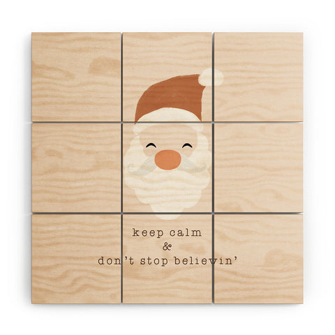 Orara Studio Do Not Stop Believing Wood Wall Mural