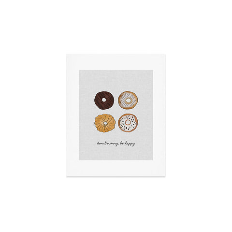 Orara Studio Donut Worry Art Print