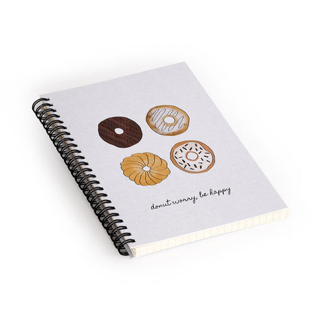 Orara Studio Donut Worry Spiral Notebook