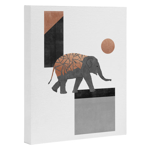 Orara Studio Elephant Mosaic I Art Canvas