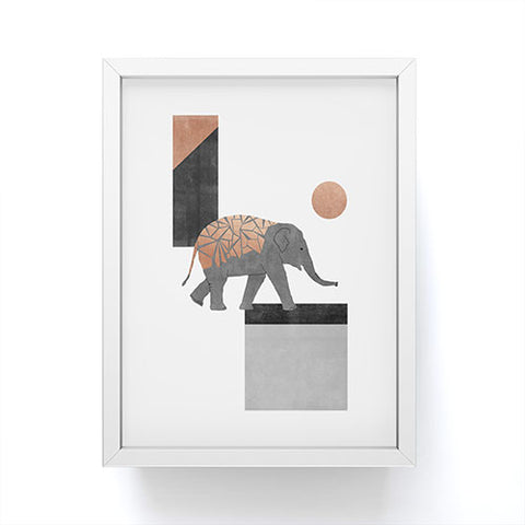 Orara Studio Elephant Mosaic I Framed Mini Art Print