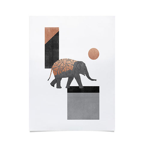 Orara Studio Elephant Mosaic I Poster