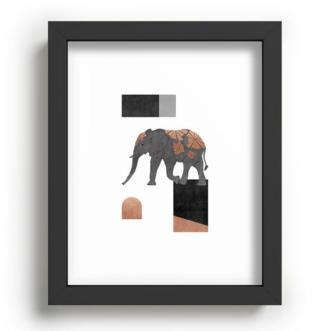 Orara Studio Elephant Mosaic II Recessed Framing Rectangle