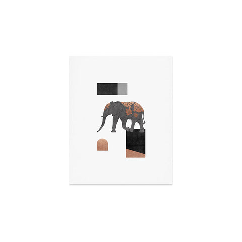Orara Studio Elephant Mosaic II Art Print
