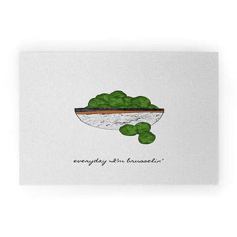 Orara Studio Everyday I am Brusselin Welcome Mat