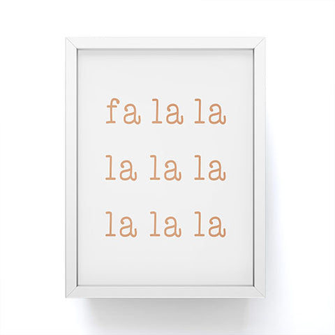 Orara Studio Fa La La Framed Mini Art Print