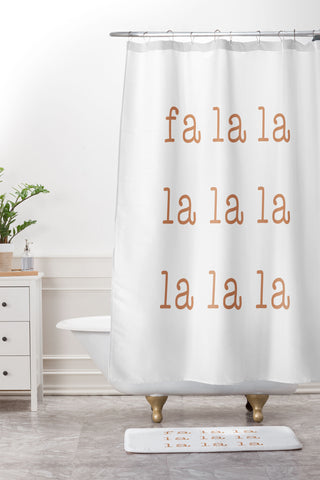 Orara Studio Fa La La Shower Curtain And Mat