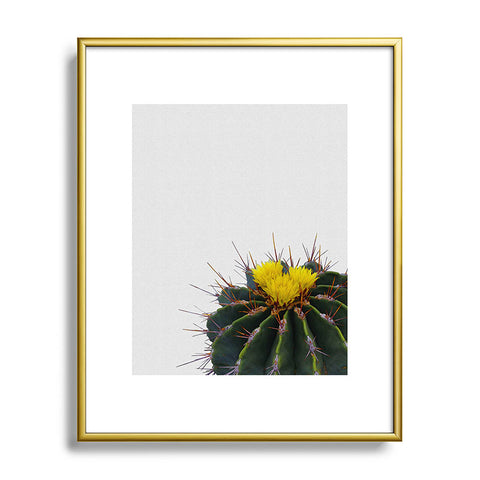 Orara Studio Flower Cactus Metal Framed Art Print