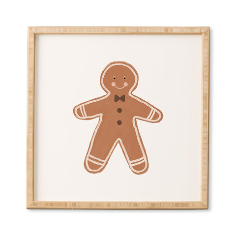 Orara Studio Gingerbread Man I Framed Wall Art