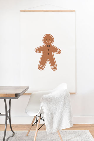 Orara Studio Gingerbread Man I Art Print And Hanger