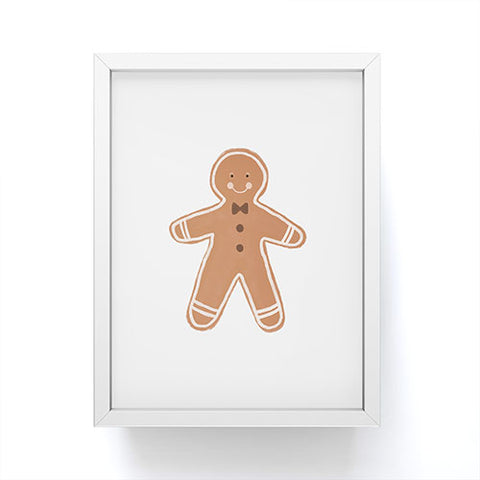 Orara Studio Gingerbread Man I Framed Mini Art Print