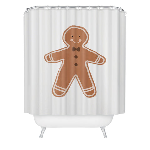 Orara Studio Gingerbread Man I Shower Curtain