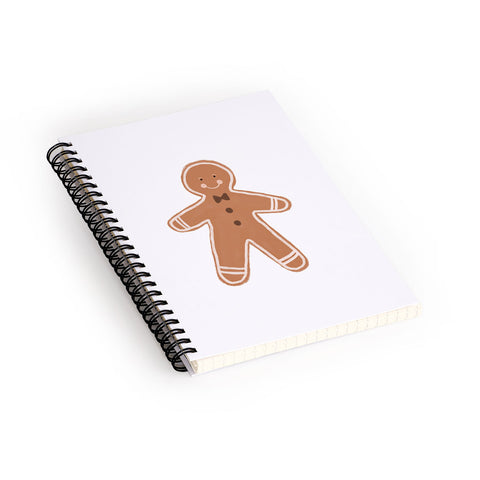 Orara Studio Gingerbread Man I Spiral Notebook