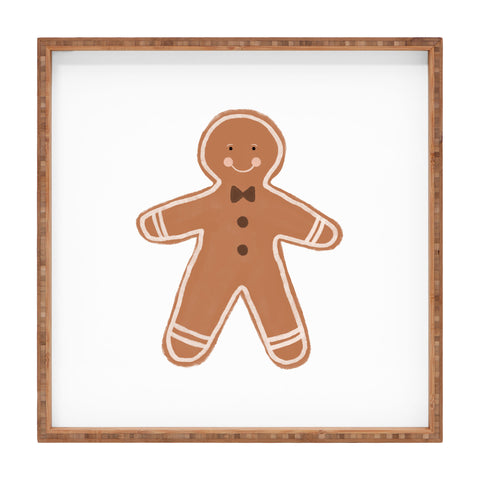 Orara Studio Gingerbread Man I Square Tray