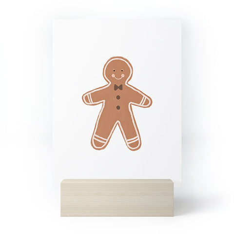 Orara Studio Gingerbread Man I Mini Art Print