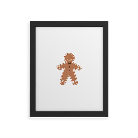 Orara Studio Gingerbread Man I Framed Art Print