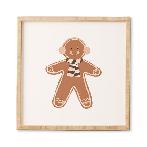 Orara Studio Gingerbread Man II Framed Wall Art