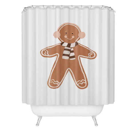 Orara Studio Gingerbread Man II Shower Curtain