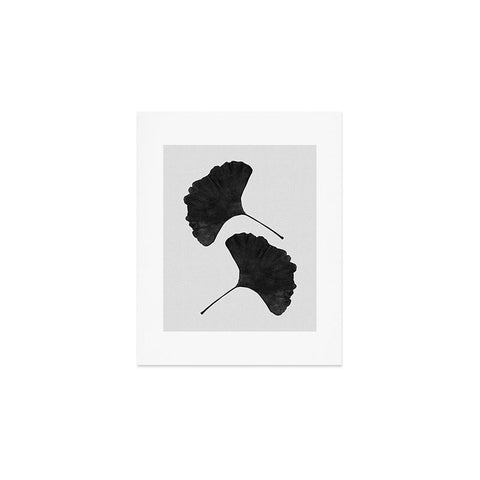 Orara Studio Ginkgo Leaf Black and White II Art Print