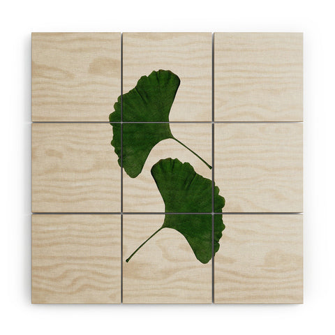 Orara Studio Ginkgo Leaf II Wood Wall Mural