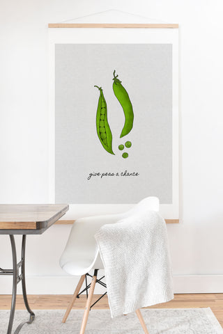 Orara Studio Give Peas A Chance Art Print And Hanger