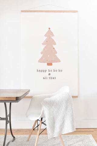 Orara Studio Happy Ho Ho Ho Art Print And Hanger