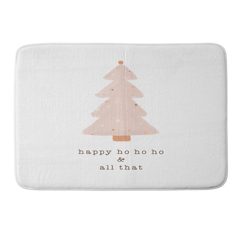 Orara Studio Happy Ho Ho Ho Memory Foam Bath Mat