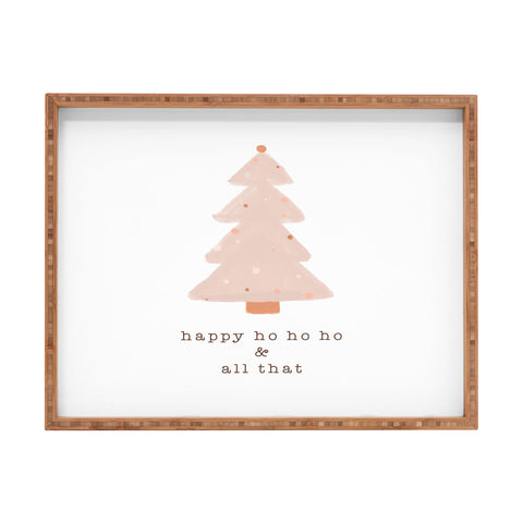 Orara Studio Happy Ho Ho Ho Rectangular Tray