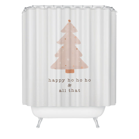 Orara Studio Happy Ho Ho Ho Shower Curtain